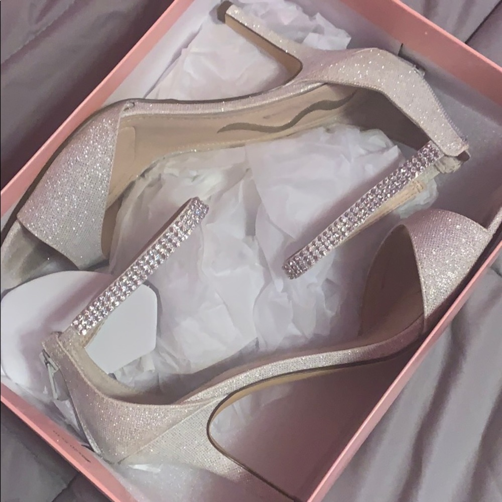 Silver 3-4inch Heels